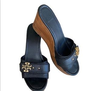 Tory Burch wedge sandals size 10
